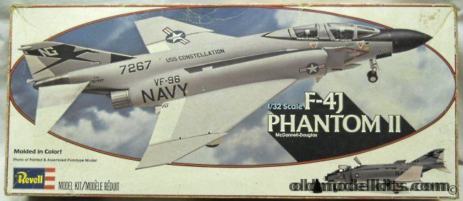 Revell 1/32 F-4J Phantom II, 4706 plastic model kit